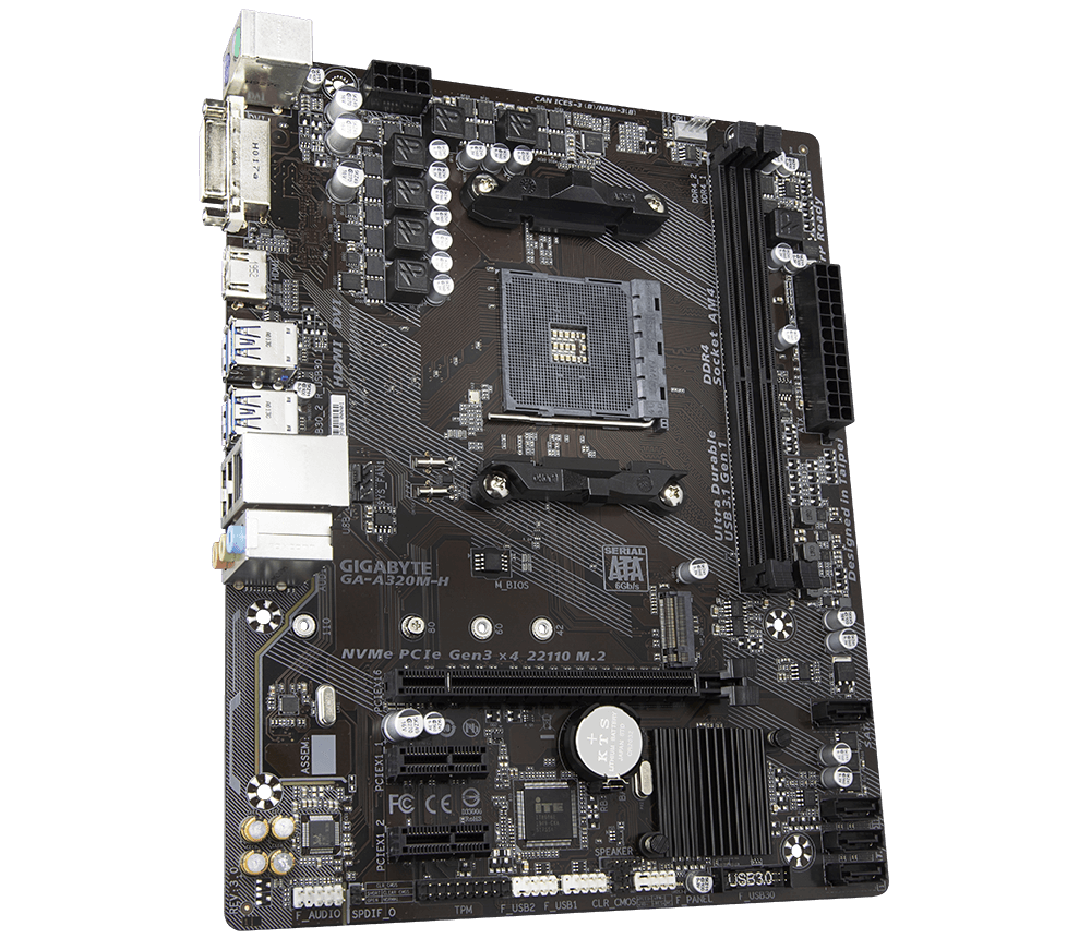 Motherboards Gigabyte GAA320MH (Rev3) AM4 Socket Motherboard was